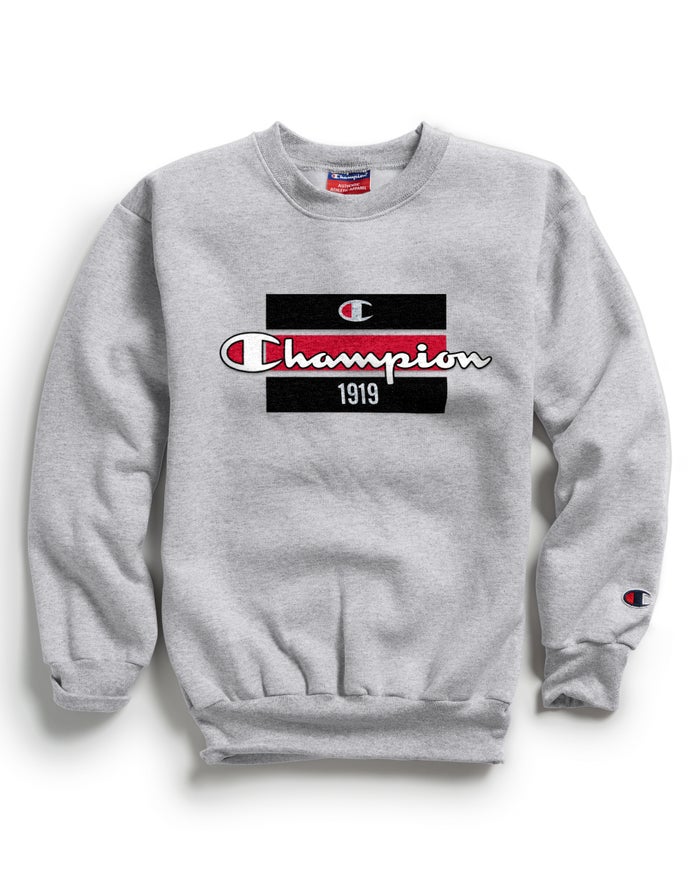 Champion Double Dry Raising the Bar Sweatshirt Meisjes - Grijs - Belgie 3059IVYJT